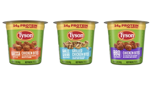 Heat-and-Eat Frozen Chicken Cups