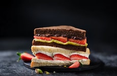 Chocolate-Pistachio Sandwiches