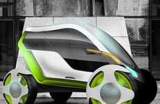 Slim Futuristic Vehicles