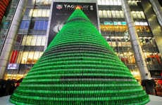 Beer Bottle Christmas Trees