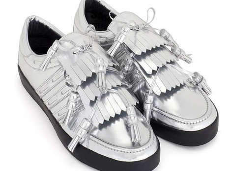 Silver Golf Kicks
