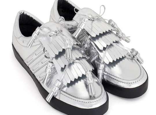 Silver Golf Kicks