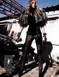 Feathered Shoulder Pads Image 4
