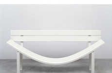 Bendy Blanche Benches