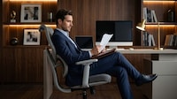 Sleek Ergonomic Office Chairs Image 2
