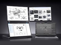 Triple-Screen Laptop Monitors Image 2