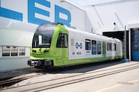 Sleek Emissions-Free Trains