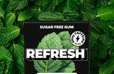 Caffeinated Minty Chewing Gums