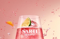 Fruity Pink Spritzes