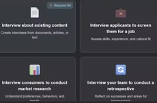 Deeper AI Interviews