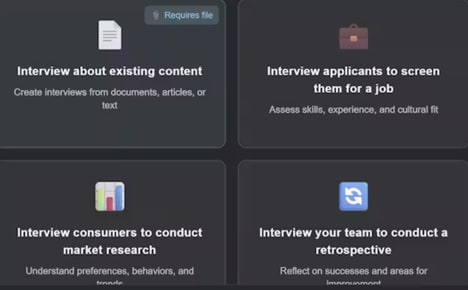 Deeper AI Interviews
