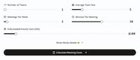 Meeting Cost Calculator Tools