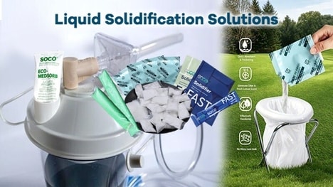 Portable Liquid Waste Solidification