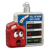 Playful Gas Station-Inspired Ornaments Image 1