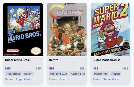 Online Retro Game Emulators