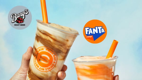 Branded Syrup-Swirled Shakes