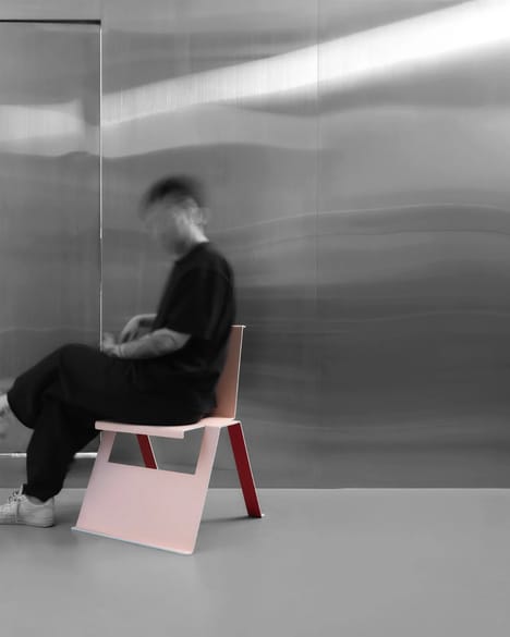 Dual-Tone Metal Chairs