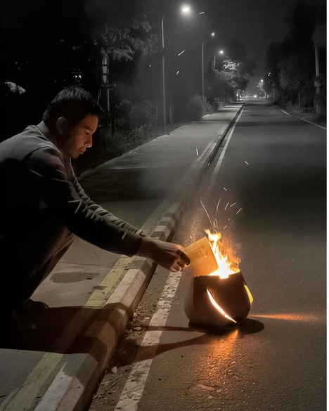 Ritual Burning Urns