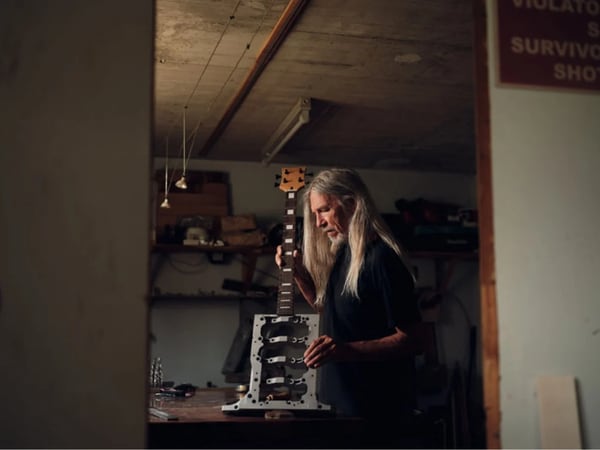 Engine Block-Made Guitars