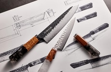 Damascus Kitchen Knives