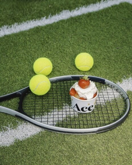 Tennis-Themed Pizza Desserts