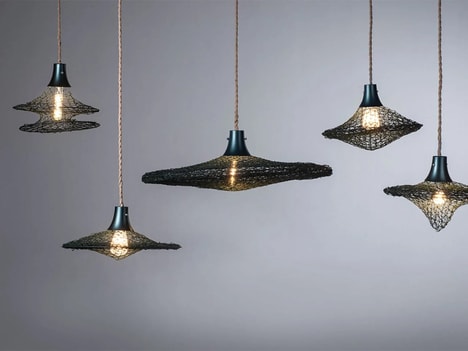 Recycled Fishing Lamps