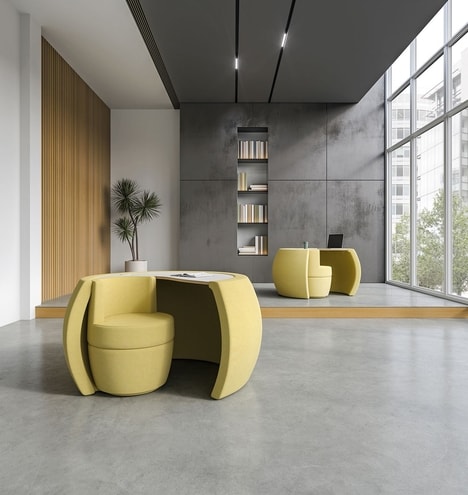 Vibrant Work Lounge Pods