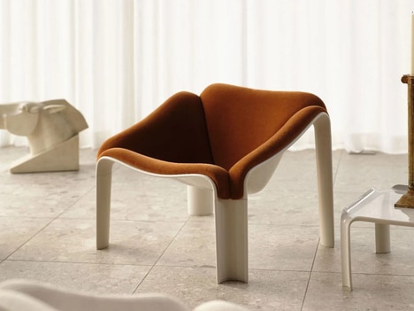 Sculptural Lounge Chairs
