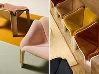Sculptural Lounge Chairs Image 3