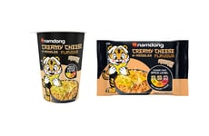 Creamy Korean Cheese Noodles