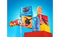 Superhero Sparkling Beverage Branding Image 1
