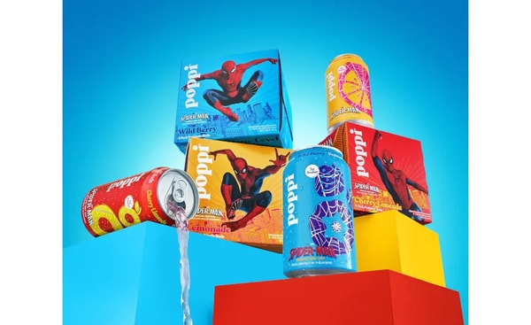 Superhero Sparkling Beverage Branding