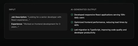 AI Resume Bullet Generators