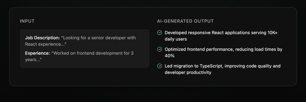 AI Resume Bullet Generators