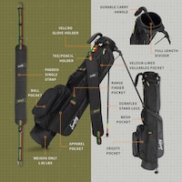 Reggae-Inspired Golf Bags
