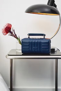 Aluminum Blue Luggage Collection Image 3