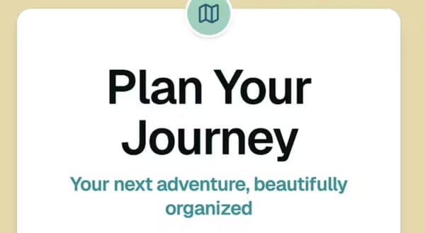 Travel Planning Workspaces