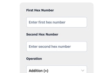 Hex Calculator Conversion Tools