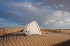 Inflatable A-Frame Tent Designs