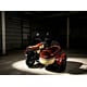 Retro Cityscape Sidecar Motorcycles Image 3