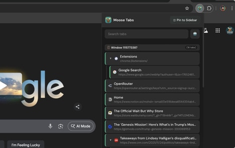 Chrome Tab Management Tools