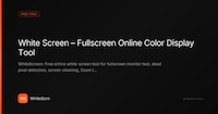 Fullscreen Online Test Tools Image 1