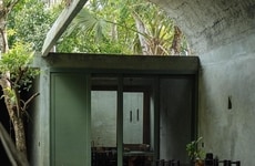 stunning brutalist grottos