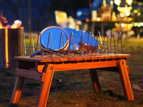 Portable Camping Dish Racks
