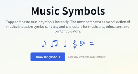 Music Symbol Libraries