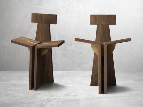 Wooden Book Stools