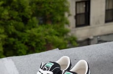 Rapper-Joint Retro Suede Sneakers