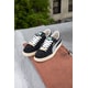 Rapper-Joint Retro Suede Sneakers Image 1
