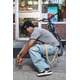 Rapper-Joint Retro Suede Sneakers Image 2