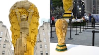 Building Block Soccer Statues Image 3